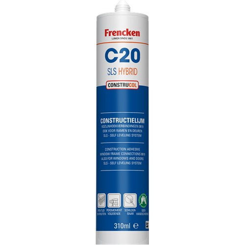 Frencken Kozijnlijm CS20 Hybrid 310 ML beige 125653