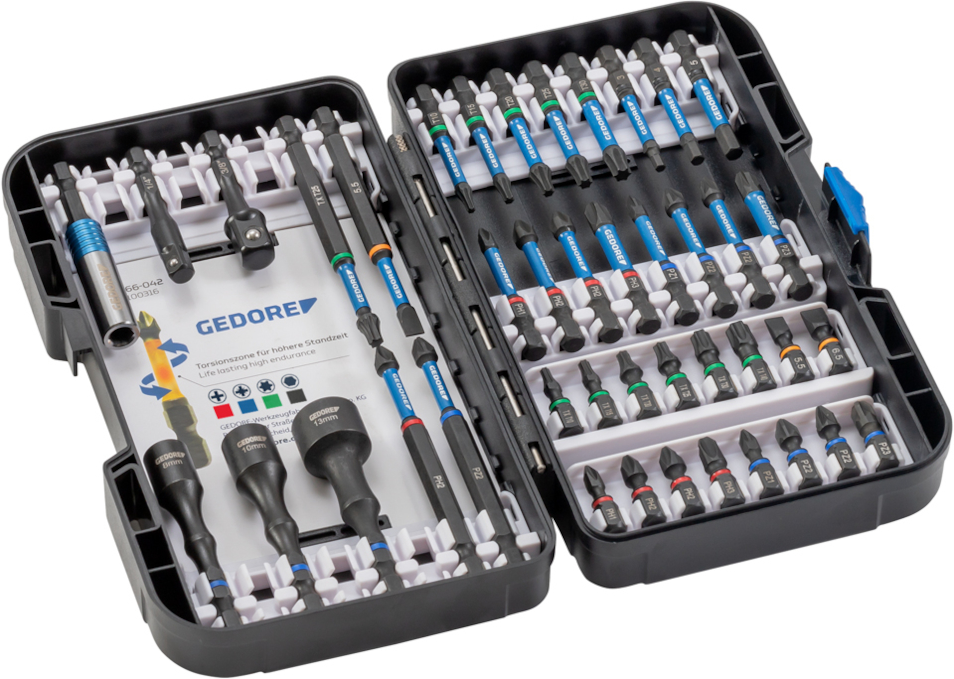 Gedore Torsiebitset 42-delig 666-042 - Afbeelding 2