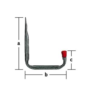 Hang Eraan Ophanghaak 145x114x53 mm Staal Verzinkt - Afbeelding 2
