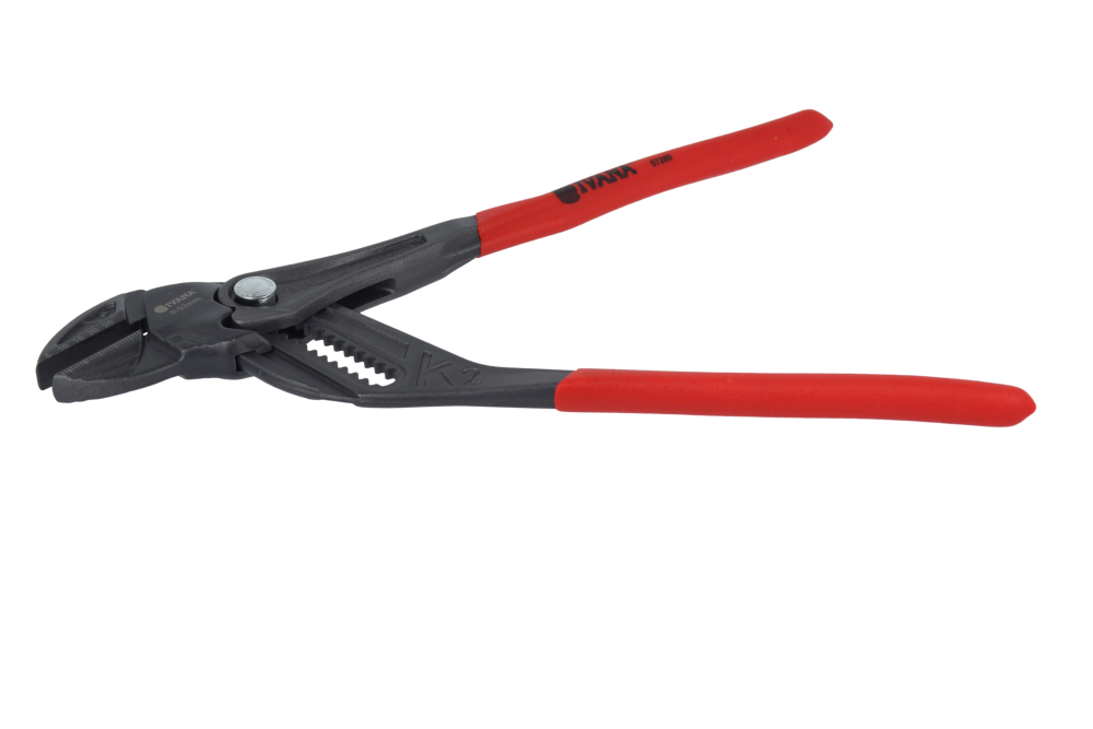 Ivana Sleuteltang 250 mm rood gecoat. Vervangt meerdere steeksleutelmaten met 1 tang 57280 - Afbeelding 3