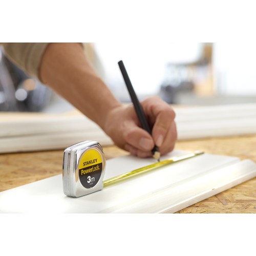Stanley Powerlock Rolbandmaat 3 meter, 12,7 mm breed 0-33-218 - Afbeelding 3