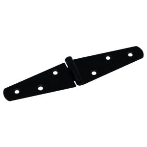 Staartheng Zwart 75mm dichtgeklapt, 150mm opengeklapt