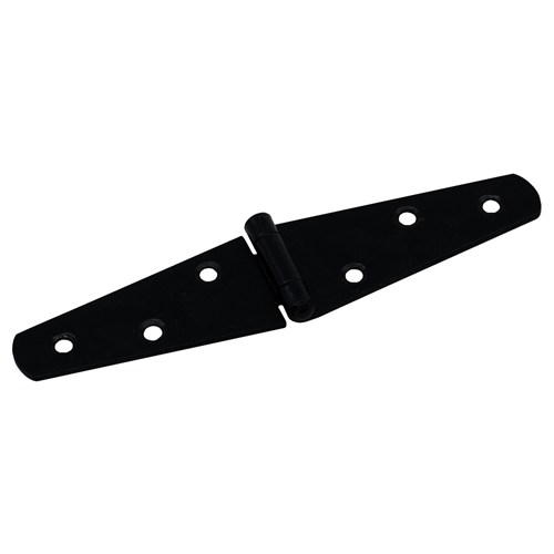 Staartheng Zwart 75mm dichtgeklapt, 150mm opengeklapt