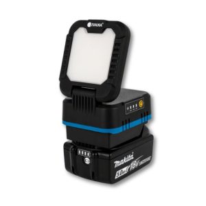 Ivana Accu Bouwlamp Varia 50, 15 watt 1600 lumen 57335 geschikt voor Makita accu's 18v (geleverd zonder accu)