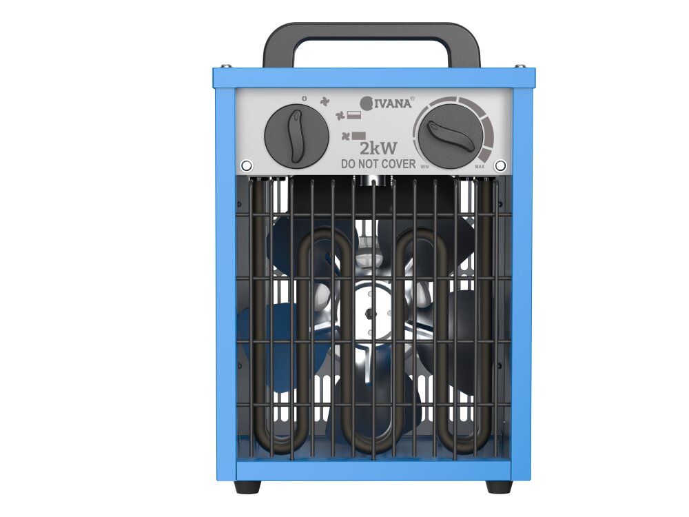 Ivana Electrische Heater met ventilator 2000 Watt 220-240V 57458