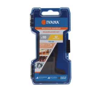 Ivana Multitool Zaagbladen set UNI-330 10-delig, voor Makita, Metabo, Milwaukee, Hikoki en Ryobi 57650