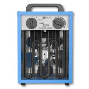 Ivana Electrische Heater met ventilator 2000 Watt 220-240V 57458